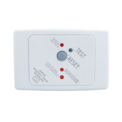 Picture of Flush Switch, 2000 Series, 1 Gang, 2 Pole, 250VAC, 30mA, RCD Protected