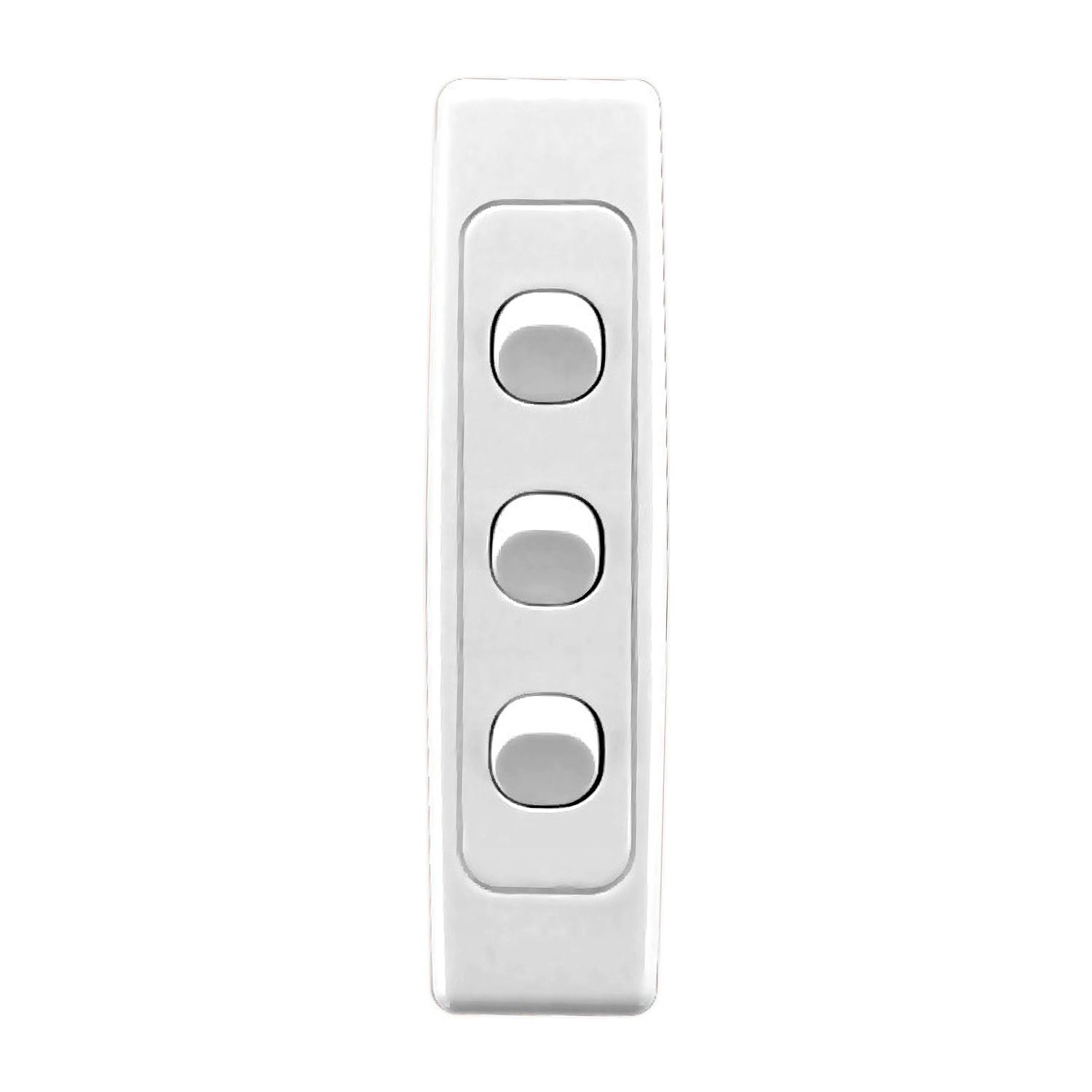 Picture of Flush Switches, 2000 Series, Architrave Size, Switch 3 Gang, 250V, 10A