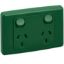 Picture of Twin Switch Socket Outlet, 2000 Series, 250V, 10A