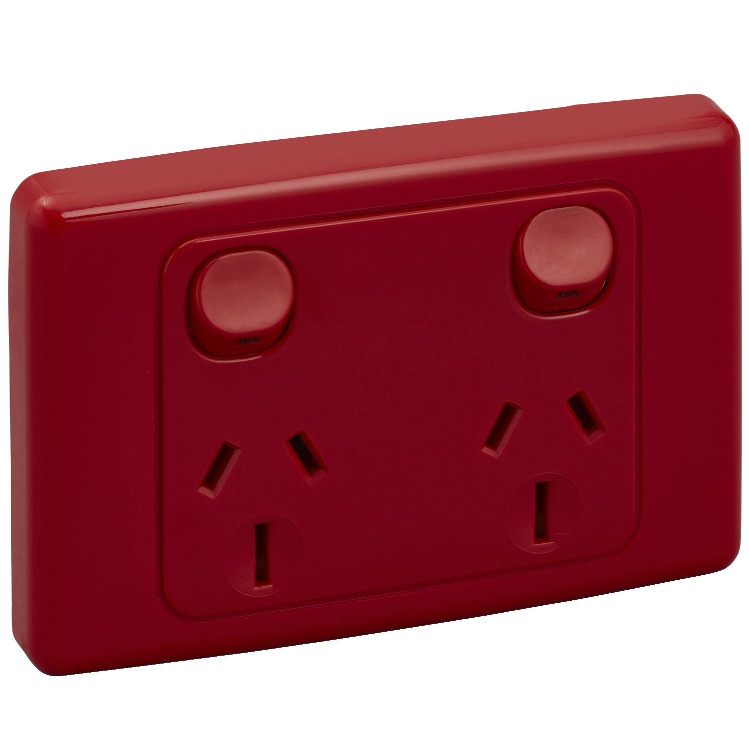 Picture of Twin Switch Socket Outlet, 2000 Series, 250V, 15A
