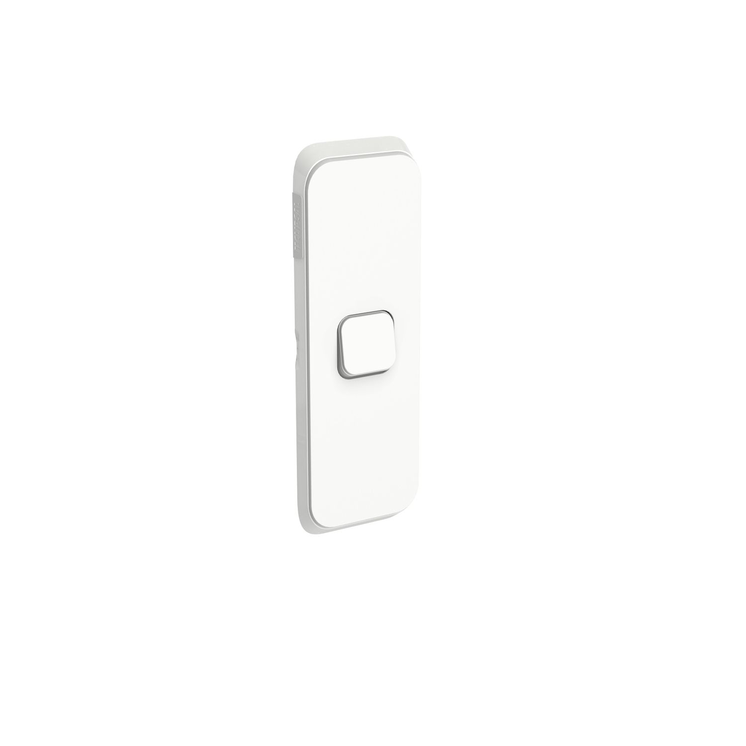 Picture of Flush Switch, Clipsal Iconic, Vertical Mount, 1 Gang, 230/240V, 10AX, LED