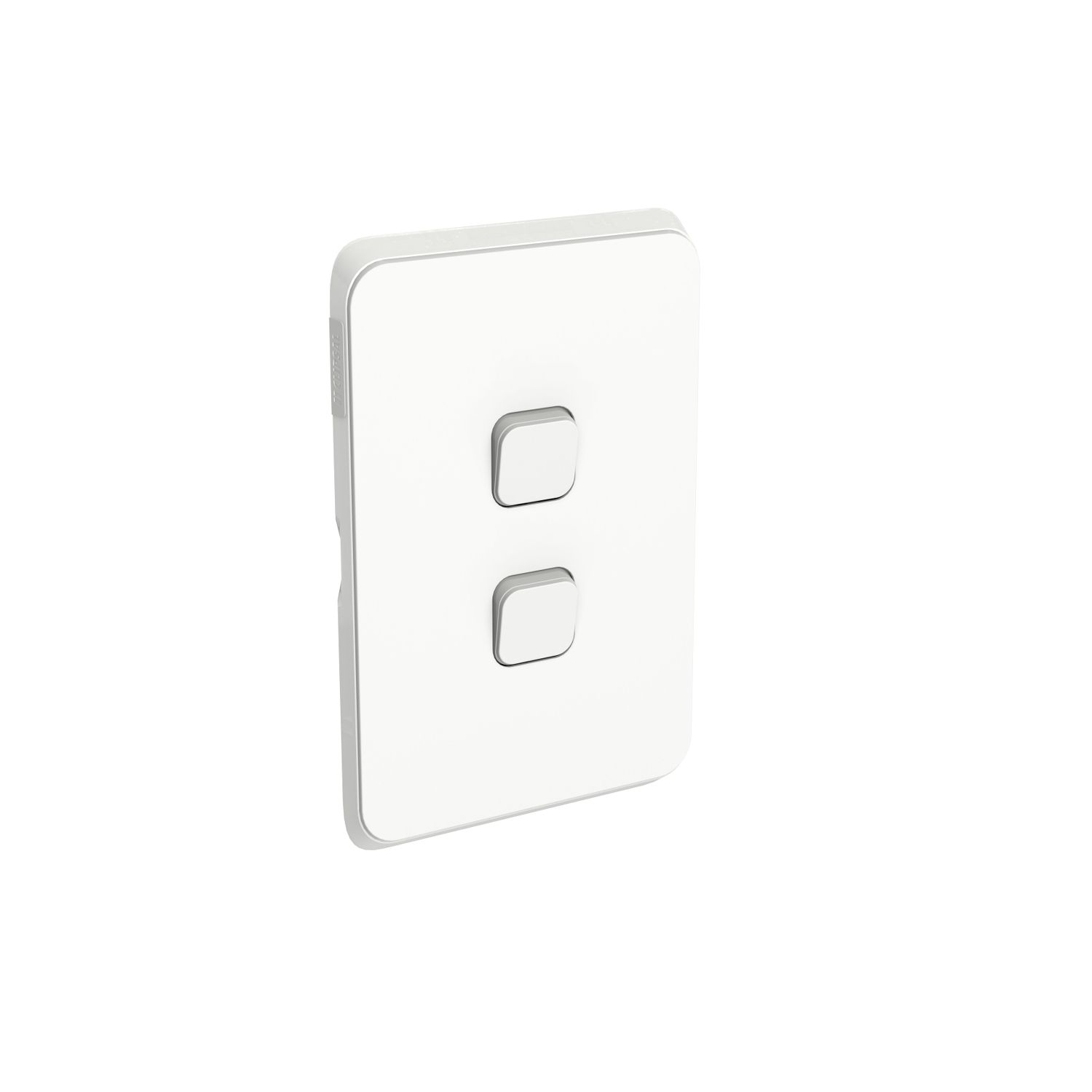 Picture of Switch Plate Skin, Clipsal Iconic, 2 Gang, Horizontal/Vertical Mount, Clip-On