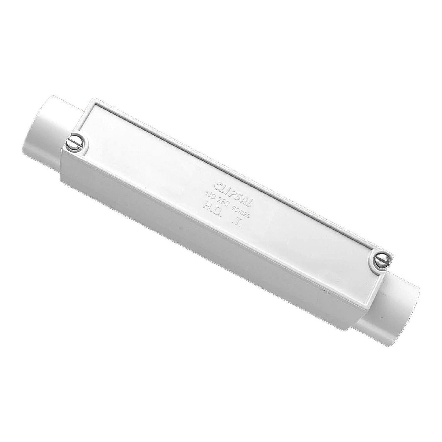 Picture of Junction Box, Clipsal - Cable Management, 25mm I.D, 2 Way Through Entry, Draw In