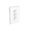 Picture of Switch Plate Skin, Clipsal Iconic, 3 Gang, Horizontal/Vertical Mount
