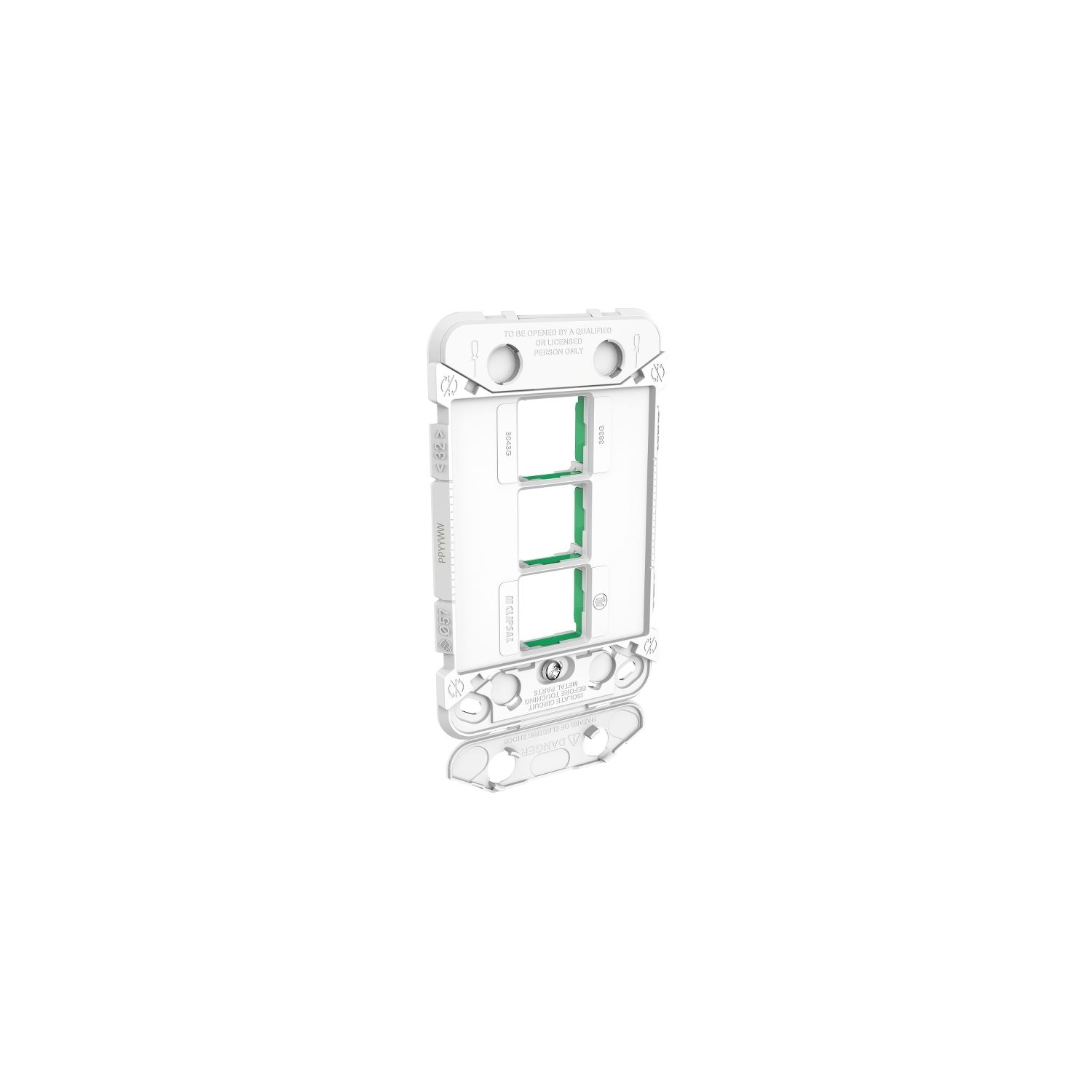 Picture of Switch Grid, Clipsal Iconic, 3 Gang, Horizontal/Vertical Mount
