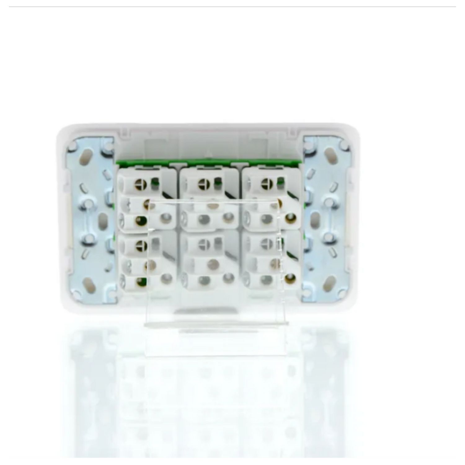 Picture of Flush Switch, Clipsal Iconic, Horizontal Mount, 6 Gang, 1-Way/2-Way, 230/240V 10AX