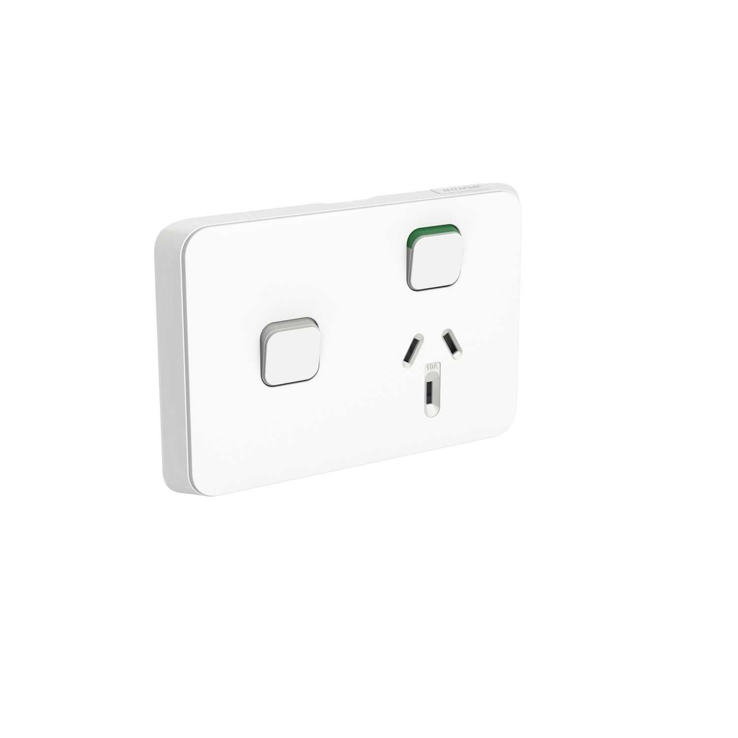 Picture of Skin Socket Switch, Clipsal Iconic, Horizontal Single, 1ExBlank, 10A, 250V, Clip-On