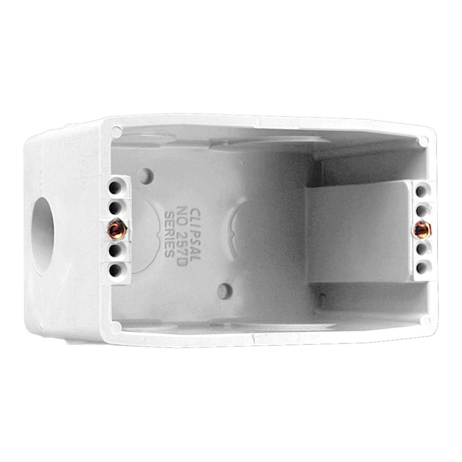 Picture of Wall Boxes - Plastic, 2000 Series, Moulded Plastic Wall Box 1 Gang - Deep Type