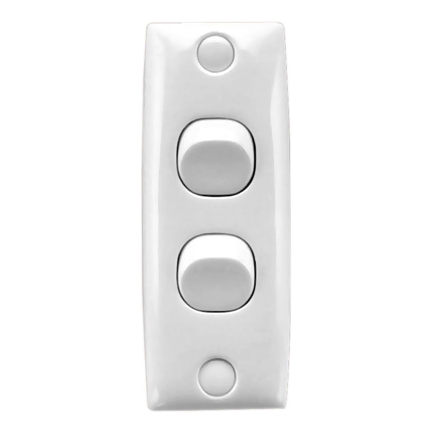 Picture of Flush Switch, Standard Series, 2 Gang, 250VAC, 10A, Architrave