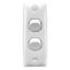 Picture of Flush Switch, Standard Series, 2 Gang, 250VAC, 10A, Architrave