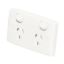 Picture of Twin Switch Socket Outlet, Standard Series, 250V, 10A, Standard Size