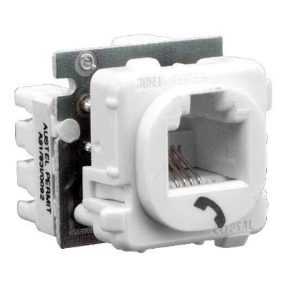Picture of Modular Socket, Clipsal Actassi, Category 3, 6 Way, 6 Contact Socket Mechanism, Telephone