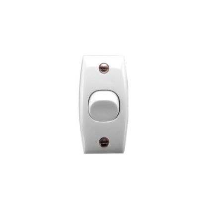 Picture of Flush Switch, Standard Series, 1 Gang, 1-Way/2-Way, 250VAC, 10A, Miniature Architrave