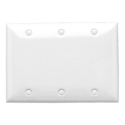 Picture of Flush Plate, Standard Series, 3 Gang, Blank, Large Format