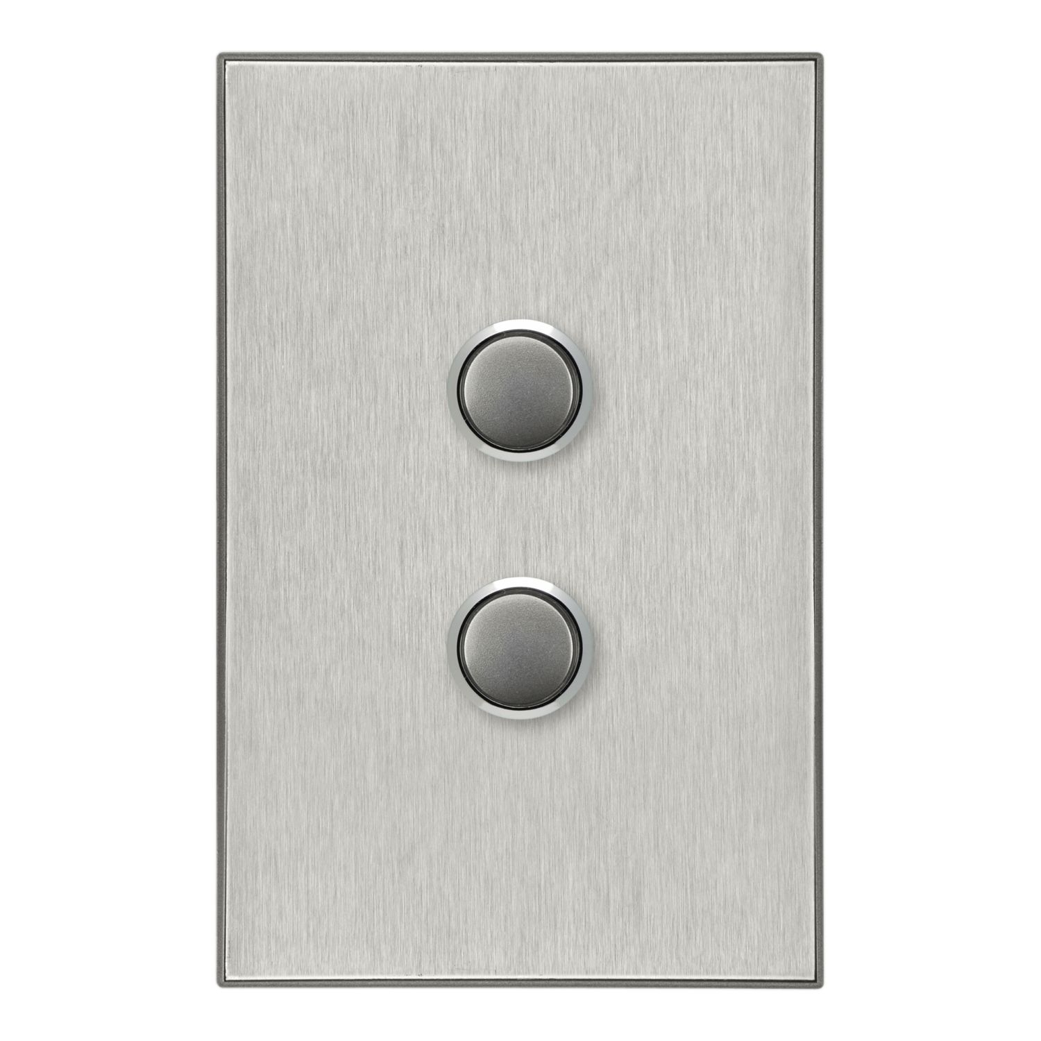 Picture of Push Button Switch, Saturn Series, 2 Gang