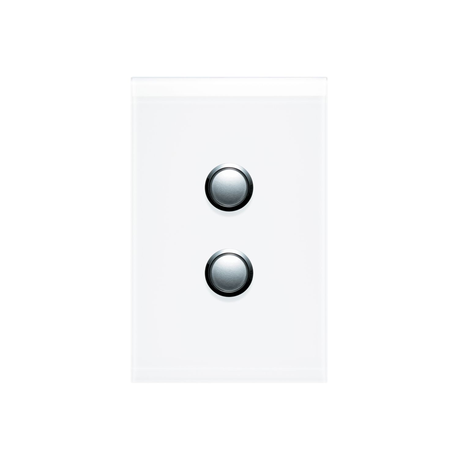 Picture of Push Button Switch, Saturn Series, 2 Gang