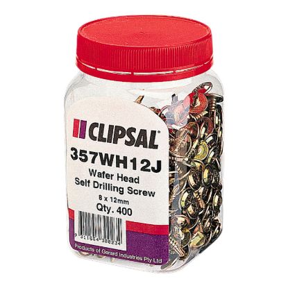 Picture of Washer Head, Clipsal - General Accessories, Self Drilling, 8 x 12mm, Jar 400
