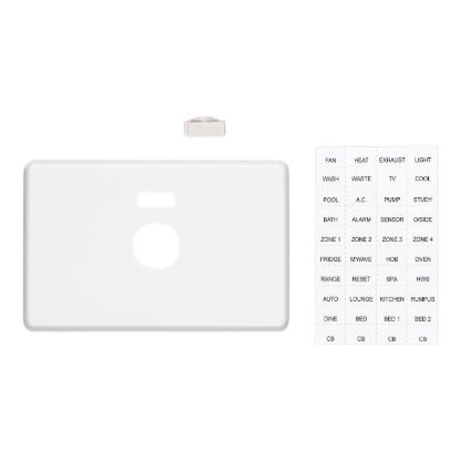 Picture of Switch Plate Cover, Classic C2000 Series, 1 Gang, Horizontal Mount, with ID Window