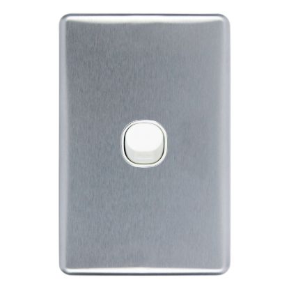 Picture of Flush Switch, Classic C2000 Series, 1 Gang, 250VAC, 10A, Standard, Vertical