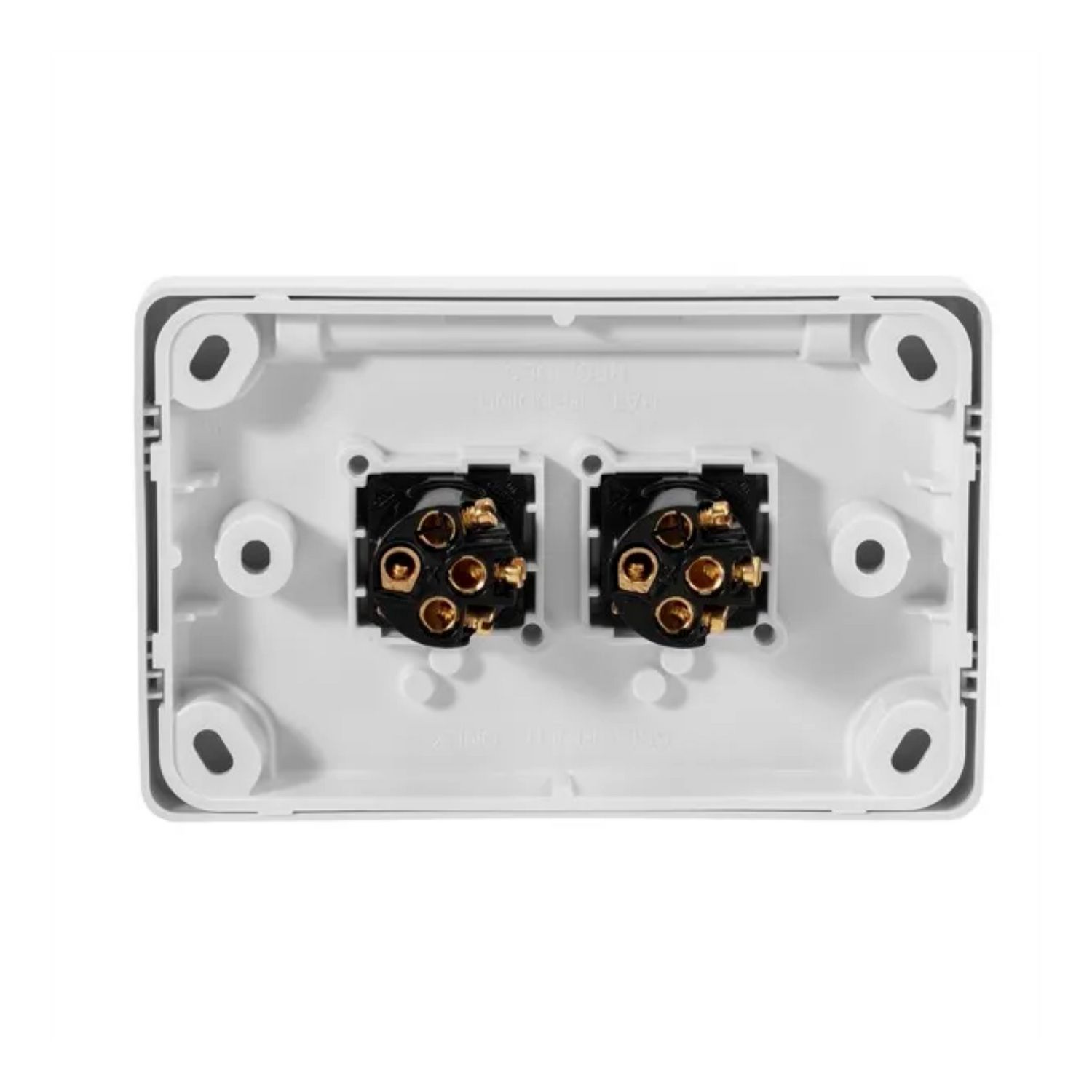 Picture of Flush Switch, Classic C2000 Series, 2 Gang, 250VAC, 10A, Standard, Horizontal