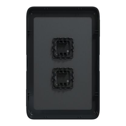 Picture of Switch Plate Skin, Clipsal Iconic, 2 Gang, Horizontal/Vertical Mount, Clip-On