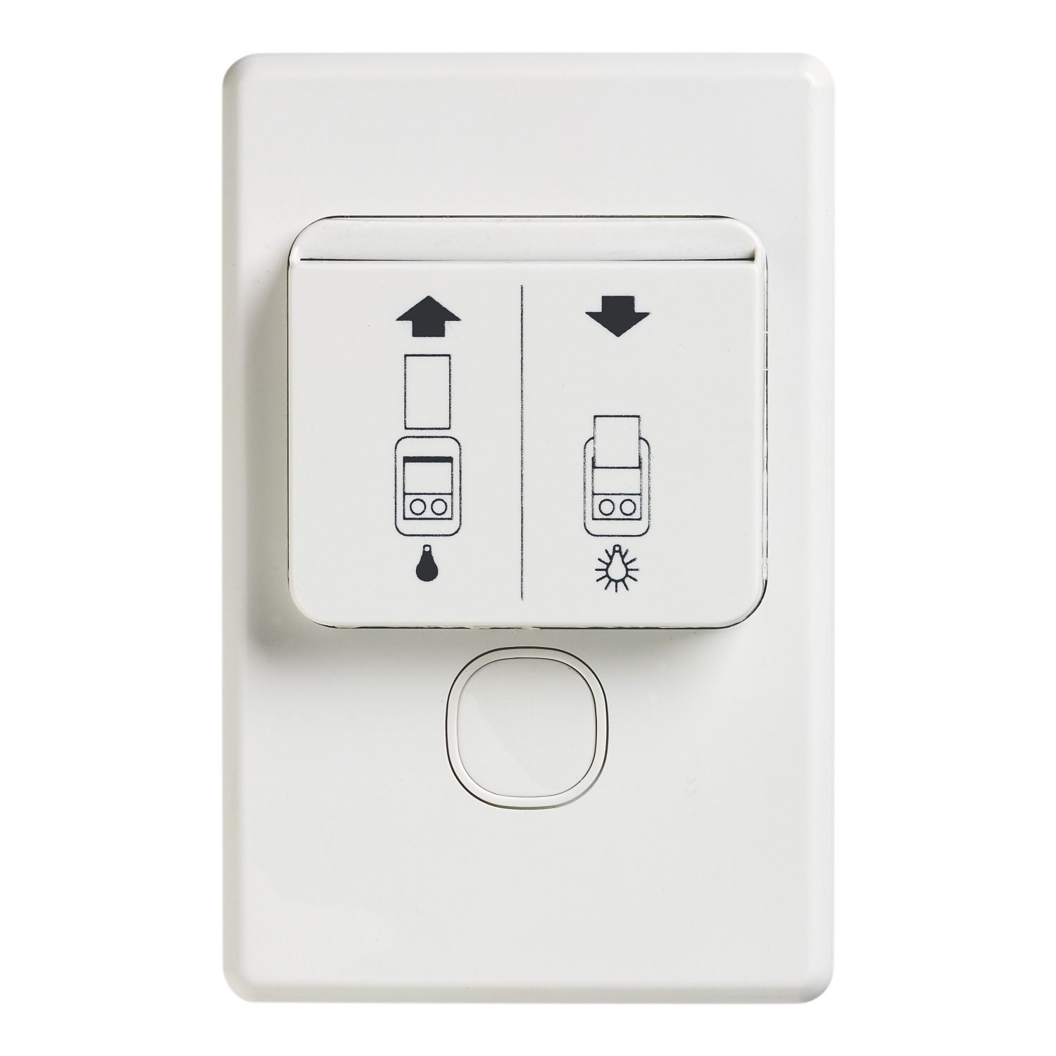 Picture of Access Card Switch, Classic C2000 Series, 250VAC, 16A, Suits 1 x 16A 1 x 10A Circuit