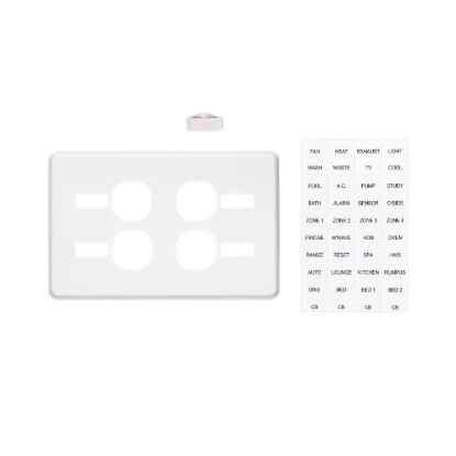 Picture of Switch Plate Cover, Classic C2000 Series, 4 Gang, Horizontal Mount, with ID Window