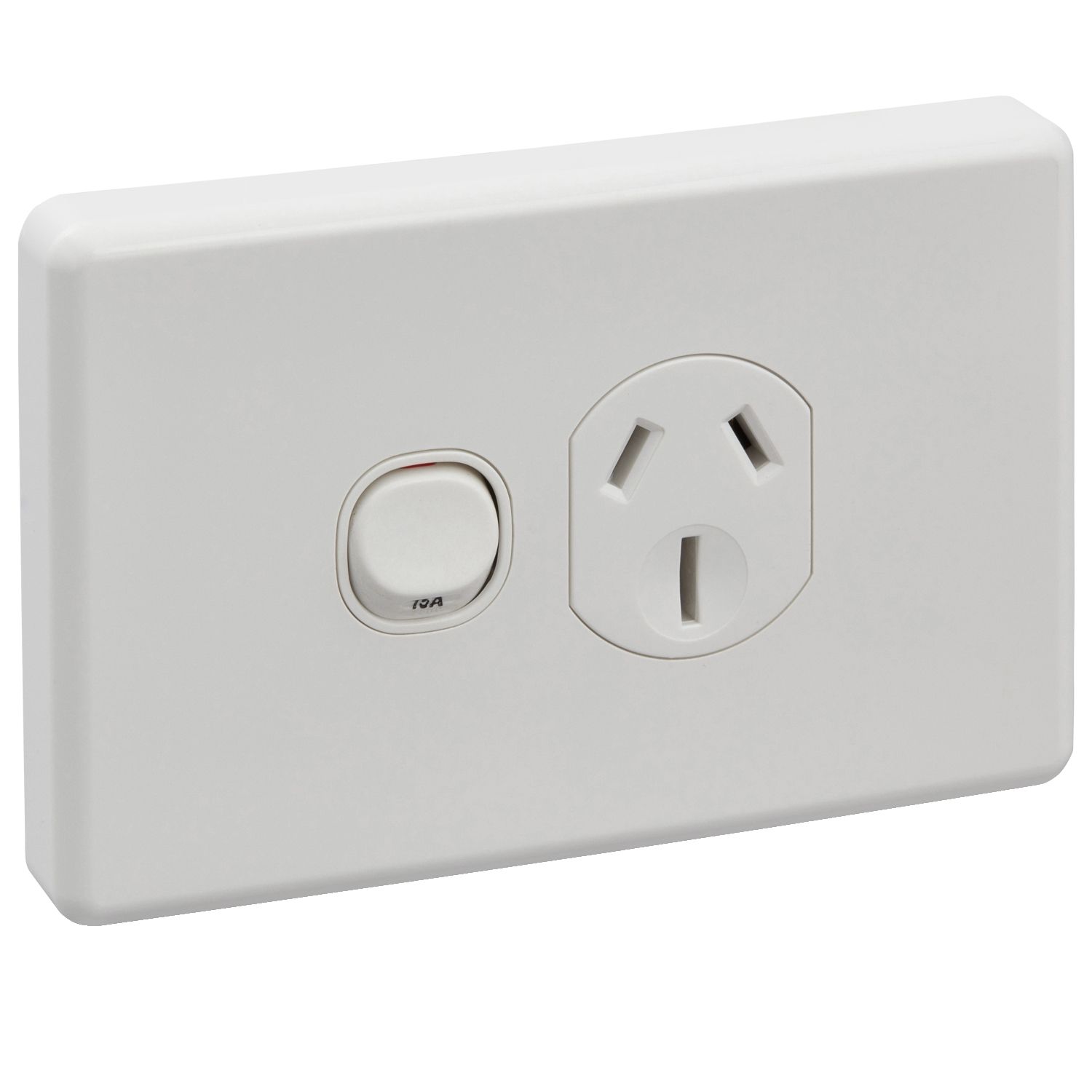 Picture of Socket Switched, Classic C2000 Series, Horizontal Single Double Pole 15A 250V