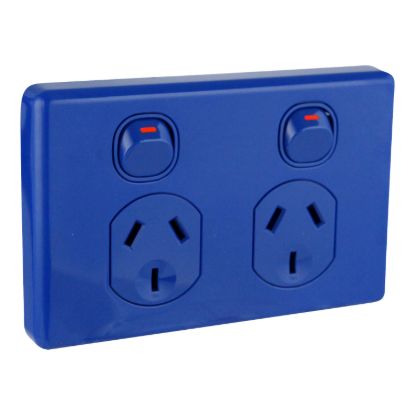 Picture of Switched Socket Outlet, Classic C2000 Series, Twin, 250V, 10A