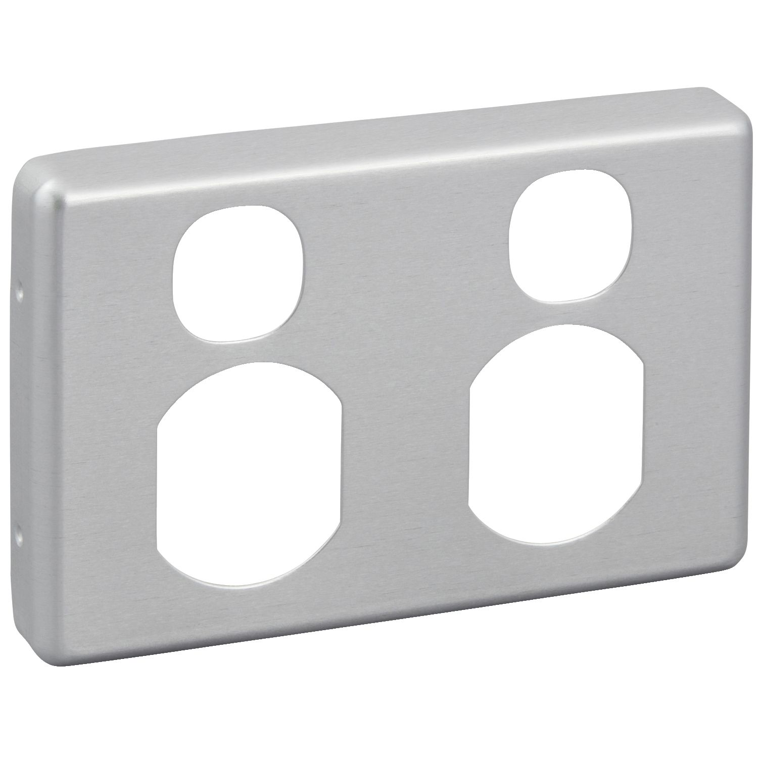 Picture of Socket Outlet Cover Plate, Classic C2000 Series, Horizontal Mount, for Twin Switched Socket