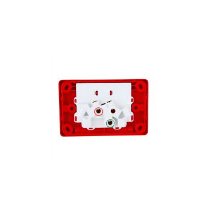 Picture of Switched Socket Outlet, Classic C2000 Series, Twin, 250V, 10A, Circuit identification