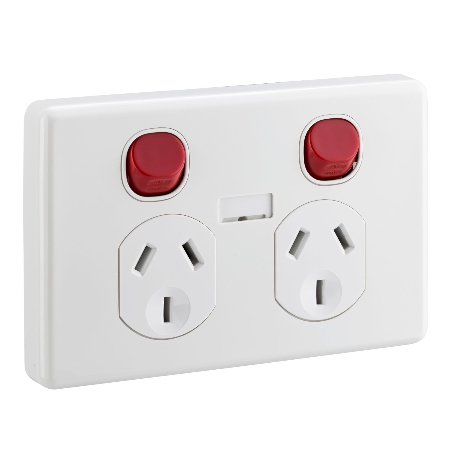 Picture of Switched Socket, Classic C2000 Series, Twin Circuit Identification Clasic W/Rdl