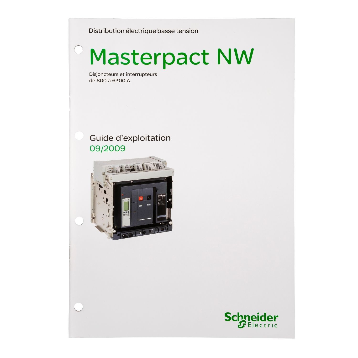 Picture of User manual, MasterPact NW, french, spare part