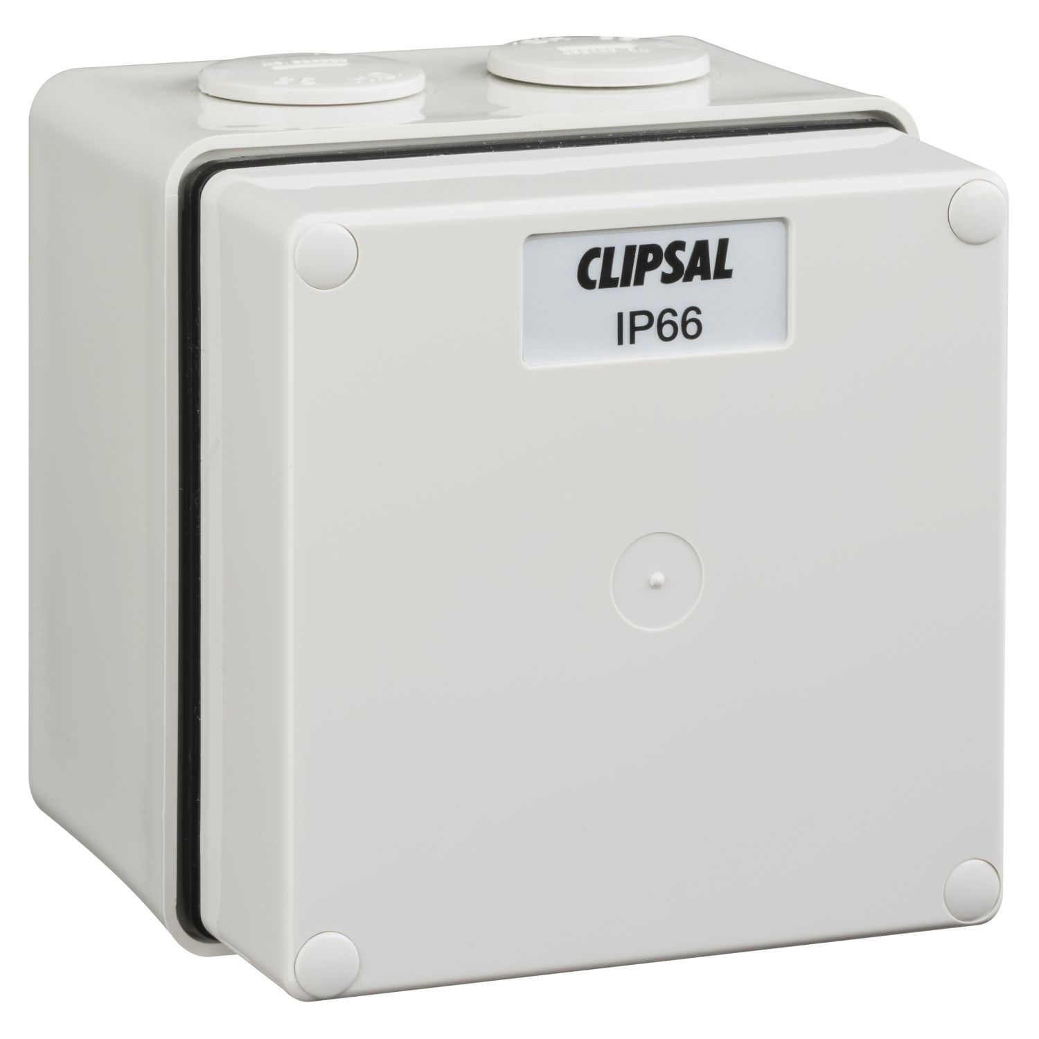 Picture of Junction Box, Clipsal - 56 Series, IP66, 1 Gang (101 x 101 x 91mm high)