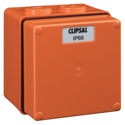 Picture of Junction Box, Clipsal - 56 Series, IP66, 1 Gang (101 x 101 x 91mm high)