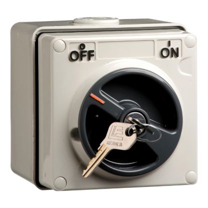 Picture of Key Operated Surface Switch, Clipsal - 56 Series, IP66, 250V 20A, Single Pole