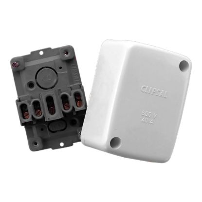 Picture of Junction Box, Clipsal - General Accessories, with 5 fixed Terminals, 40A, 45Wx86Lx58D