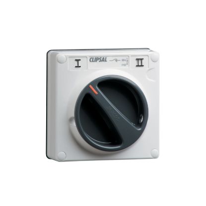 Picture of Surface Switch, Clipsal - 56 Series, PVC 1 Gang 2 Way 10A Less Enclosure