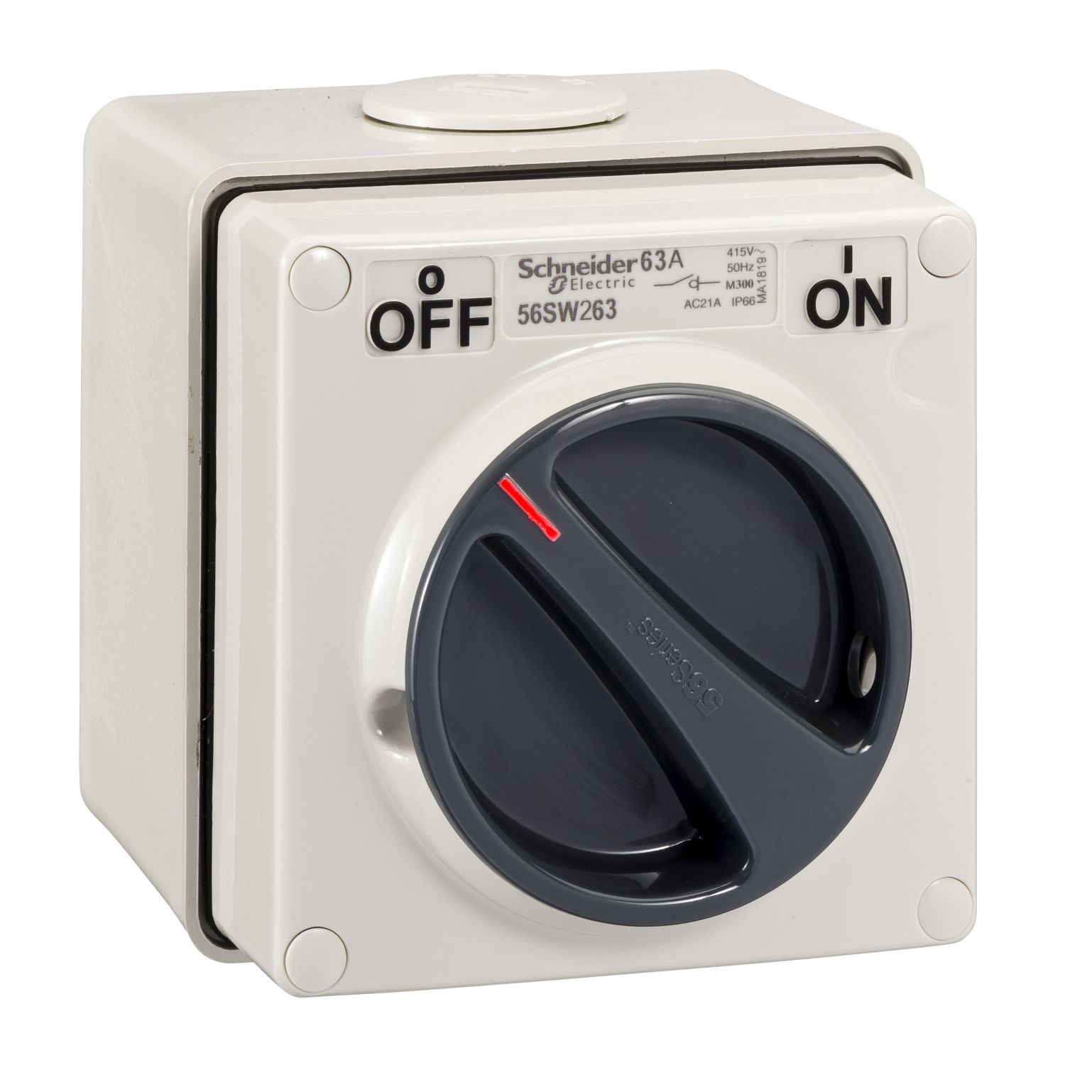 Picture of Surface Switch, Clipsal - 56 Series, 1 Gang, 2 Pole, 500VAC, 63A