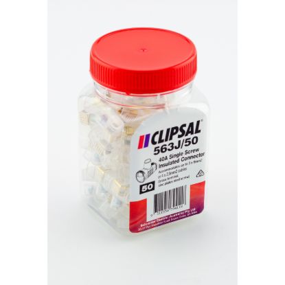 Picture of Single Cable Connectors Terminal, Clipsal - 500 Series, 40A, 50/Jar