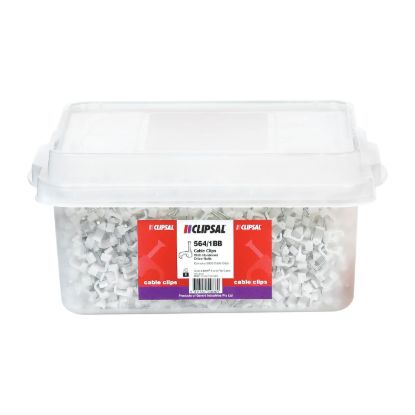 Picture of Cable Clip, Clipsal - General Accessories, to Suit 2.5mm², Flat Cable, Bin of 5000