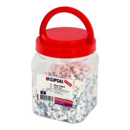 Picture of Cable Clip, Clipsal - General Accessories, Bulk Bucket, 2.5mm2, Pack 500