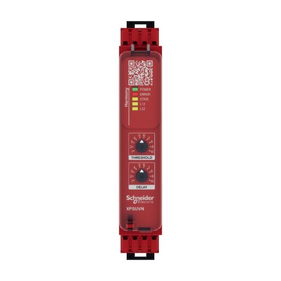 Picture of Safety module, Harmony Safety Automation, Zero speed monitoring with time delay, 48-240 V AC/DC, spring