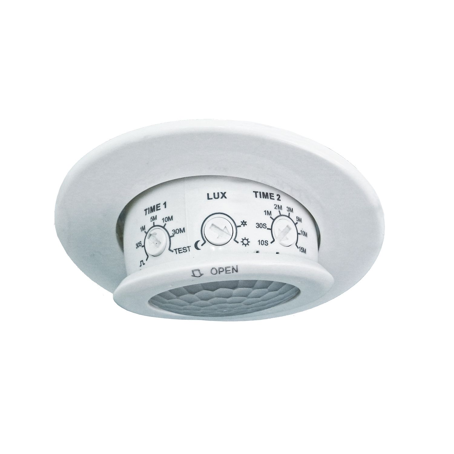 Picture of PIR Sensor, Clipsal - Motion Sensor, 360 Degree Flush Mount, Dual Load Output, 240VAC 50HZ