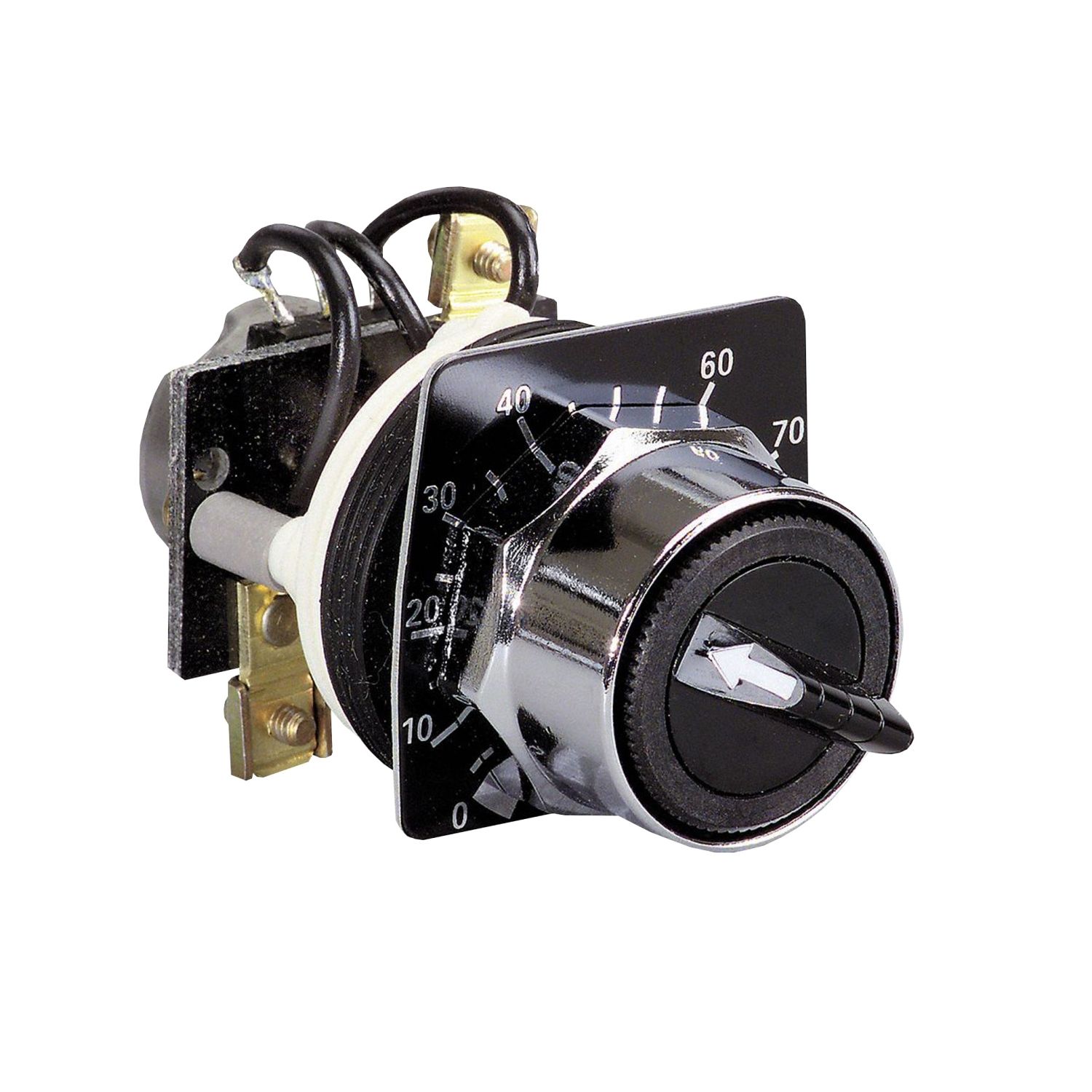 Picture of Potentiometer, Harmony 9001K, metal, black, 30mm, 2.5kOhm