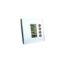 Picture of C-Bus "E" Series Ulti Saturn dynamic labelling tech, square plate, 1bevel, white