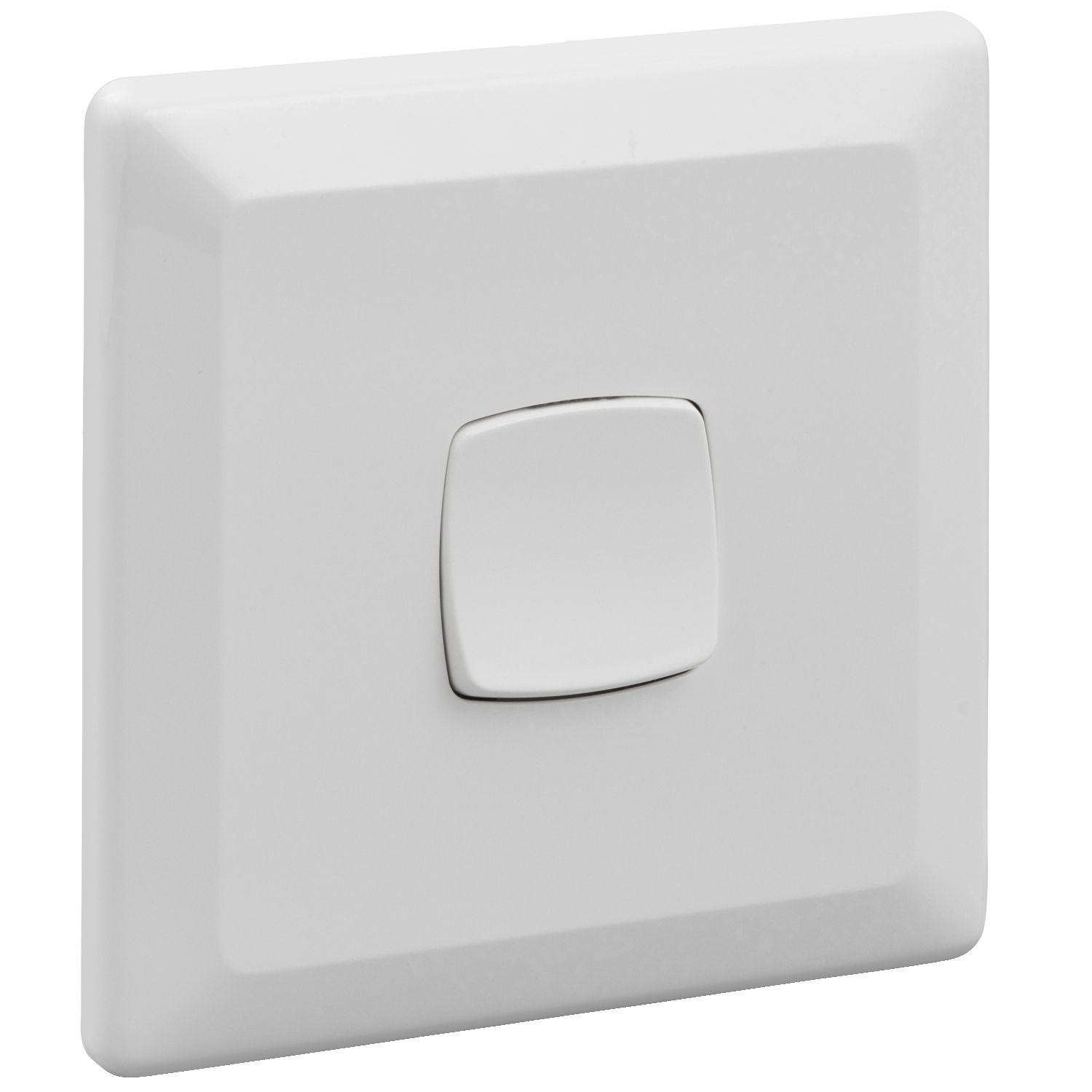 Picture of Flush Switch, Prestige Series, 1 Gang, 230/240V, 10A, Large Format, Vertical