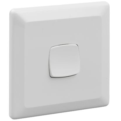 Picture of Flush Switch, Prestige Series, 1 Gang, 230/240V, 10A, Large Format, Vertical