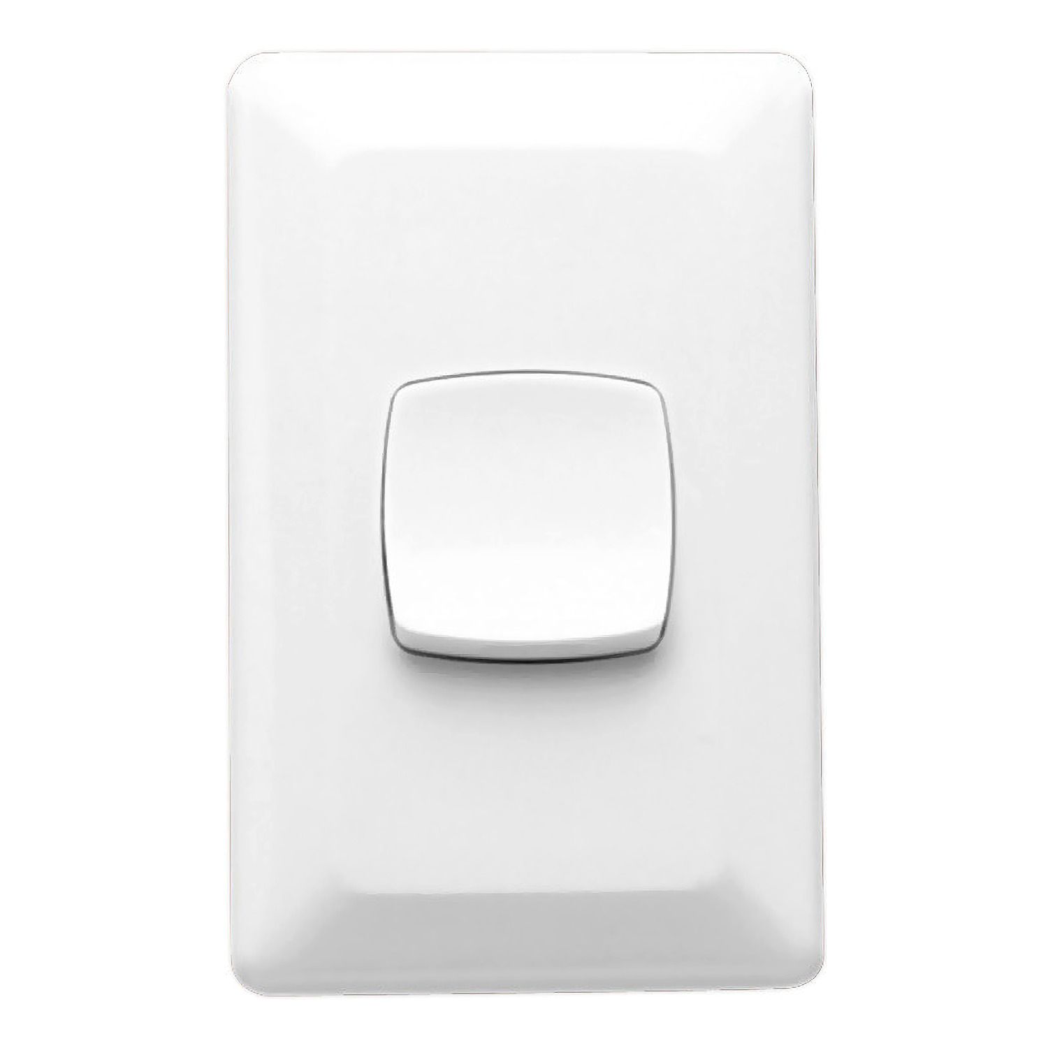 Picture of Flush Switch, Prestige Series, 1 Gang, 250VAC, 15A, Standard, Vertical