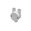 Picture of Tangential Junction Box, Clipsal - Cable Management, 20mm I.D, 3 Way Entry, Y-type
